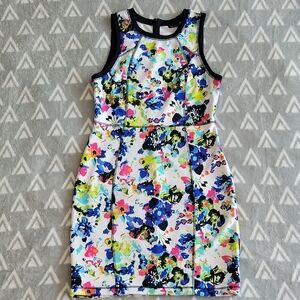 Nicole Multicolor Floral Kids Dress